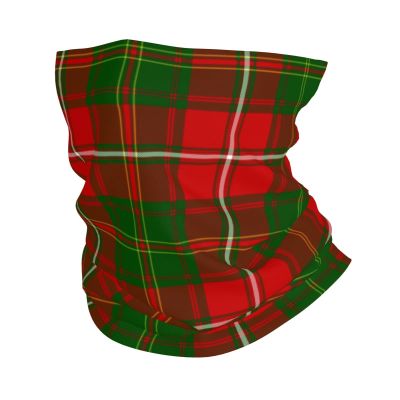 Yssammns Men's Neck Protector Mask, Hay Tartan red Green Plaid Multifunctional Sports Bandana UV Protection Face Mask for Outdoor