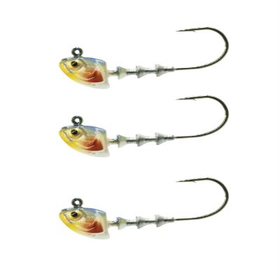 6th Sense Fishing Finesse Jig Heads (Perch Gill, 5/16oz. 1/0 (3/pk))