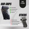 Tacticalmakgrips Compatible with Swiss-Made P220 Ergonomic Performance Durable Precision Panels Walnut Wood Gold Metal Heel Mag Release (Does Not Fit SIG P220 USA) (Vari 4) view 4