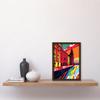 Artery8 Royal Albert Dock Liverpool Waterfront Pop Art Artwork Framed Wall Art Print A4 view 2
