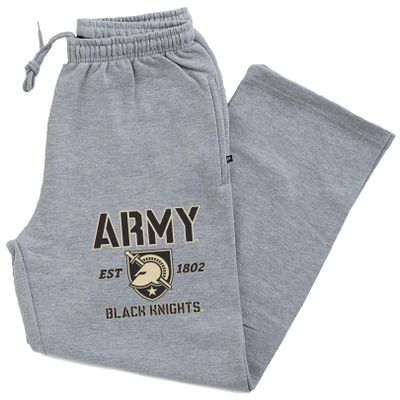 CornBorn Army Sweatpants - Premium Fleece Army West Point Established 1802 - Gray - Small
