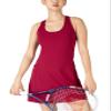 90 Degree By Reflex Airlux Courtside Utility Dress with Built-in Bra - Beet Red - Large view 1