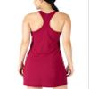 90 Degree By Reflex Airlux Courtside Utility Dress with Built-in Bra - Beet Red - Large view 4