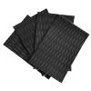 4X Deck Grip Mats Non Slip Boat Decking Sheet DIY EVA Surfboard Traction Pads for Canoe, Kayak, Longboard, Skimboard, Stand up Paddleboard, Black