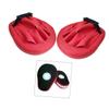 BESPORTBLE Curved Training Thai Pads for Kickboxing Taekwondo Ergonomic Hand Feet Arc Design Durable Pu Leather for Teens Adults for Sparring and Striking Practice Pair