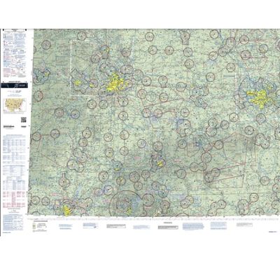 Expired FAA Kansas City Sectional Chart (SKC) - Wrapping Paper, Decoration, Training Use