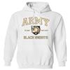 CornBorn Army Hoodie Mens - Hooded Fleece Army Arch Primary Logo - White - 3X view 1