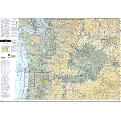 Expired FAA Seattle Sectional Chart (SSEA) - Wrapping Paper, Decoration, Training Use