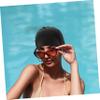 BESPORTBLE Waterproof Swim Cap for Men Women Adult Elastic Sports Silicone Hat Comfort Fit view 3