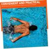 BESPORTBLE Waterproof Swim Cap for Men Women Adult Elastic Sports Silicone Hat Comfort Fit view 4