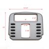 Boat Blank Console Panel 7202878B | Elite 3X / 4X FS Gray view 4