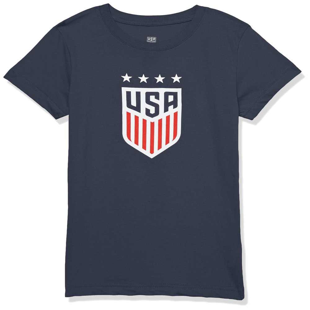 USA National Team Name and Number Tee, Navy, Large-14