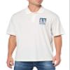 Armani Exchange Men's Loose Fit Colored Box Logo Polo Off White, XL view 1