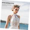 Beaupretty Elegant Women's Headwear Hard Alloy Vintage Tiara Bridal Crown for Wedding Carnival Party Headpiece view 3