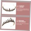 Beavorty 1pc Charming Crystal Elegant Black Headdress for Weddings Birthdays and Parties Design for Brides and Bridesmaids Stunning Hair Accessory view 3