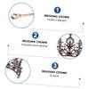 Beaupretty Rhinestone Wedding for Women Headdress for Halloween Costume Parties Stunning Hair Accessory Vintage Charm and view 2