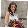 Beaupretty Rhinestone Wedding for Women Headdress for Halloween Costume Parties Stunning Hair Accessory Vintage Charm and view 3