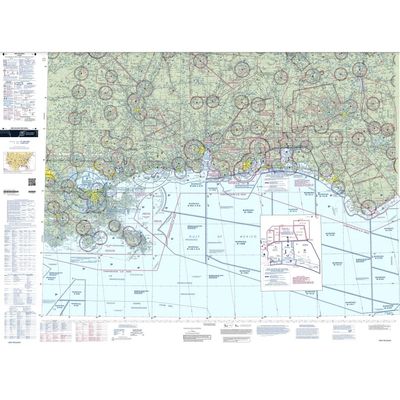 Expired FAA New Orleans Sectional Chart (SNO) - Wrapping Paper, Decoration, Training Use