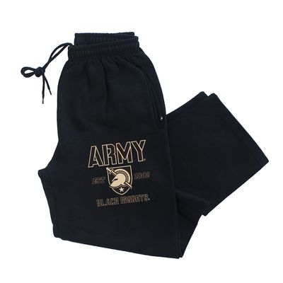 CornBorn Army Sweatpants - Premium Fleece Army West Point Established 1802 - Black - 4X