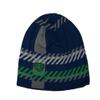 47 Hartford Whalers Old Time Hockey (OTH) Cuffless Rugby Stripe Beanie Hat - NHL Knit Skull Cap view 2