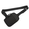 Honio Sports Chest Bag, Adjustable Reflective Label Nylon Side Shoulder Bag Breathable Mesh Multiple Independent Compartments for Shopping for Women for Running view 2