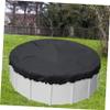 BCOATH Trampoline Protective Cover Round Cover for Inflatable Pools Trampolines Uv Oxford Cloth Reduces Water Evaporation view 4