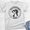EVERTREE CLOTHING Dachshund Dad T-Shirt, Unisex Men's Shirt, Dachshund Owner, Best Dog Dad Gift, Heather Ash, Large view 2