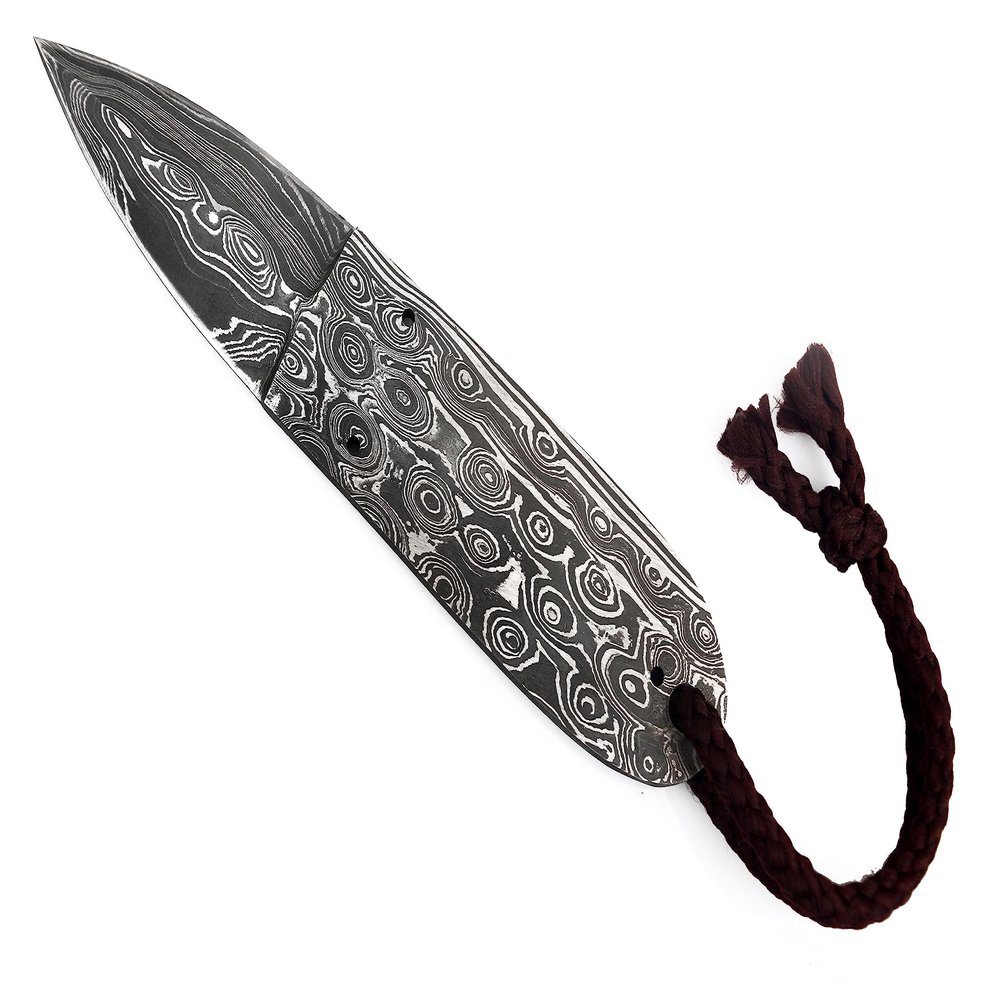 Hand forged Damascus Steel 6.3" Blank Blade Dagger Hunting & camping Knife, Damascus Blank Blade, Making Blade Damascus Fixed Blade Wholesale Price (ST1)