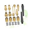 Kisangel 1 Set Set Bike Valve Adapter Bike Tube Pump Needle Nozzle Adapter Car Pump for Tires Car Kit Nozzle Converter Inflator Suite view 3