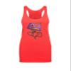 80s Cassette Top Tape Pencil 1980s Retro Vintage Throwback Music Women's Tank Top (L, Vintage Red) view 1