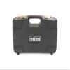 Negrini HYBRID Pistol Carrying Case - RMR Cut, Full Size, Combination Locking, Stackable - Handgun Travel Case - Black/Bordeaux