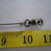 15 PCS. Solid Stainless Steel Wire Leader 10"/180 LBS Test W/Ball Bearing Swivel for Toothy Critters, Rigging Baits and Lures for Saltwater & Freshwater. view 3