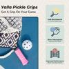 Pickle Grips Pickleball Paddle Grip Tape by YALLA - Overgrip Grip Wrap for Pickleball Racket - Moisture Wicking Paddle Grip Wrap (2 Pack) (Pink) view 2