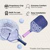 Pickle Grips Pickleball Paddle Grip Tape by YALLA - Overgrip Grip Wrap for Pickleball Racket - Moisture Wicking Paddle Grip Wrap (2 Pack) (Pink) view 3