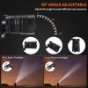 Headlamp Rechargeable 2Pack, Head lamps led rechargeable, Adjustable Focus Headlight Outdoor, 4Mode Head Lights for Forehead, 90Angle LED Headlamp, Waterproof Headlamps for Adults Camping Hard Hat view 3
