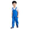 Toddler/Little/Big Boys' Girls' aterproof Rain Snow Pant Dungarees Outdoor Rain Bib for Boys and (a-Blue, 1-3 Years) view 2
