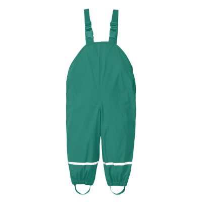 Toddlers Boys Girls Rain Pants aterproof Rain Pant Dungarees Dirty Proof Suspender Trousers (B-Green, 4-5 Years)