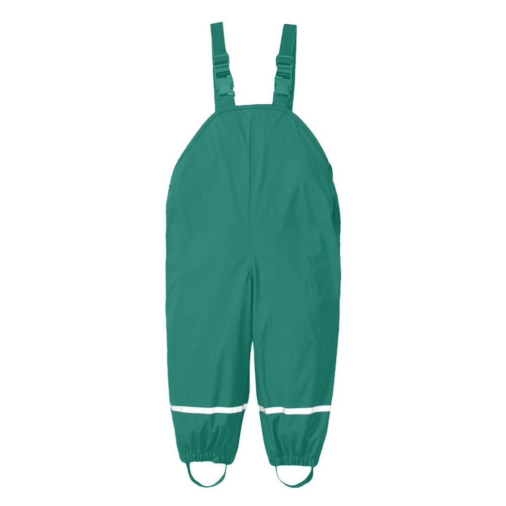Toddlers Boys Girls Rain Pants aterproof Rain Pant Dungarees Dirty Proof Suspender Trousers (B-Green, 4-5 Years)