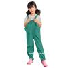 Toddlers Boys Girls Rain Pants aterproof Rain Pant Dungarees Dirty Proof Suspender Trousers (B-Green, 4-5 Years) view 4