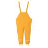 Toddlers Boys Girls Rain Pants aterproof Rain Pant Dungarees Dirty Proof Suspender Trousers (B-Yellow, 6-8 Years) view 1