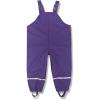 Toddler/Little/Big Boys' Girls' aterproof Water-Proof Rain Pant Dungarees Dirty Proof Suspender (Purple-b, 3-4 Years) view 1