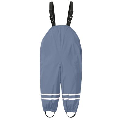 Toddler/Little/Big Boys' Girls' aterproof Rain Snow Pant Dungarees Mud Dirty Proof Rain Suspender (Grey-B, 5-6 Years)
