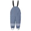 Toddler/Little/Big Boys' Girls' aterproof Rain Snow Pant Dungarees Mud Dirty Proof Rain Suspender (Grey-B, 5-6 Years) view 1