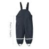 Toddler/Little/Big Boys' Girls' aterproof Rain Snow Pant Dungarees Mud Dirty Proof Rain Suspender (Grey-B, 5-6 Years) view 4