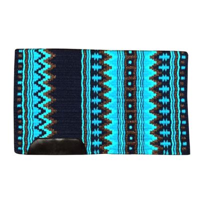 Western Saddle Pad Blanket Show Ranch Pad Custom Handmade New Zealand Wool Oversized 34" x 42" ME-WSP-213