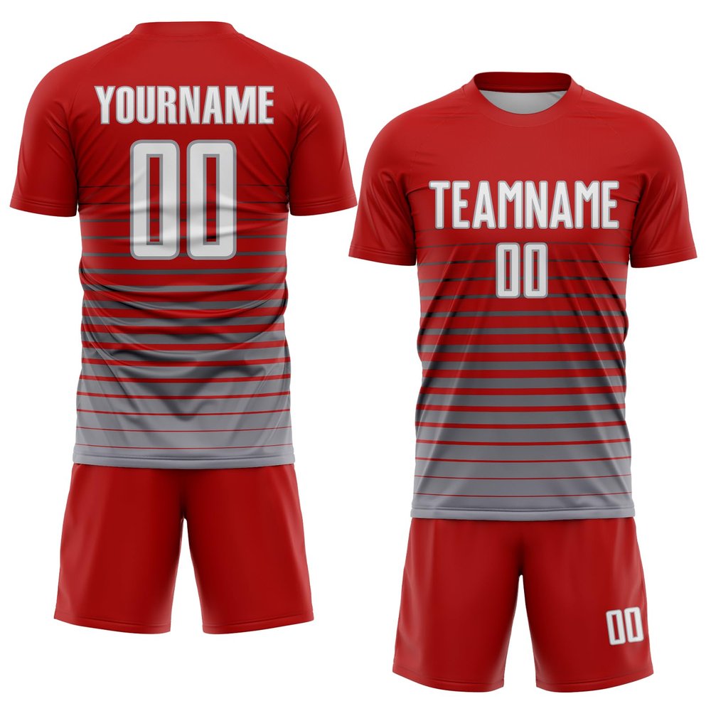 Custom Soccer Jersey Uniform for Men Women Boy Personalized Shirt and Shorts with Name Number