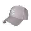 Because I'm The Pon-toon Boat Cap-Tain Baseball Cap Men Ponytail Hat Women Dad Hat Sun Hat Trucker Hat Gray view 1