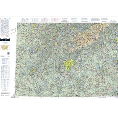 Expired FAA Atlanta Sectional Chart (SATL) - Wrapping Paper, Decoration, Training Use