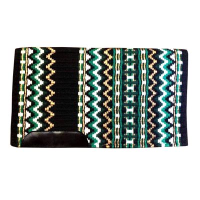 Western Saddle Pad Blanket Show Ranch Pad Custom Handmade New Zealand Wool Oversized 34" x 42" ME-WSP-218