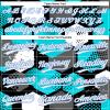 Create Novelty Geometric Pattern Baseball Shirts, Personalized Teal Gray and White Designed Softball Team Uniforms, Custom Mens Womens Boys Girls Sports Jerseys for Tennis Golf Bowling Fishing Party view 4